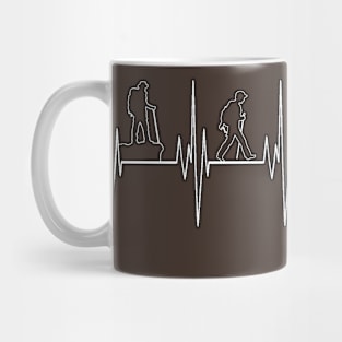 Heart Beats For Hiking Mug